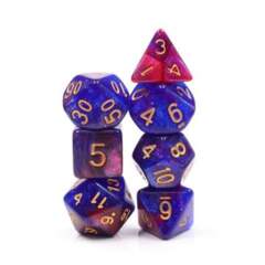 Foam Brain: Rose Galaxy RPG Dice Set